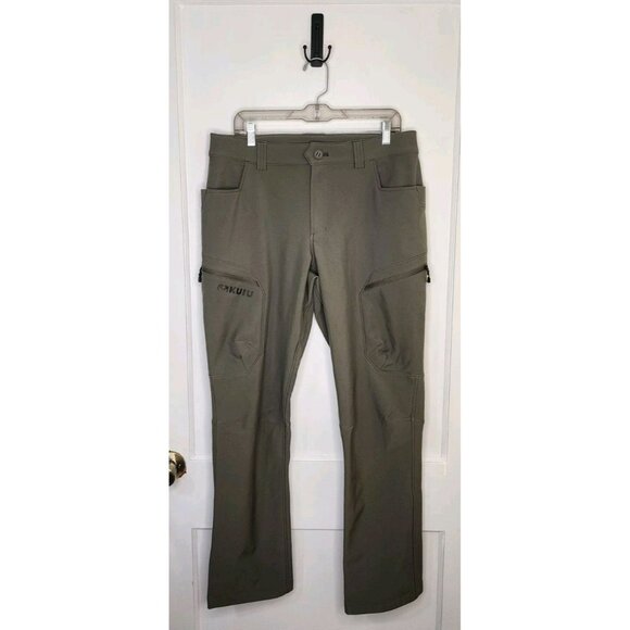 Kuiu Shoes - Size 12 Womens Kuiu Guide Pro Soft Shell Pants Fleece Lined Army Green